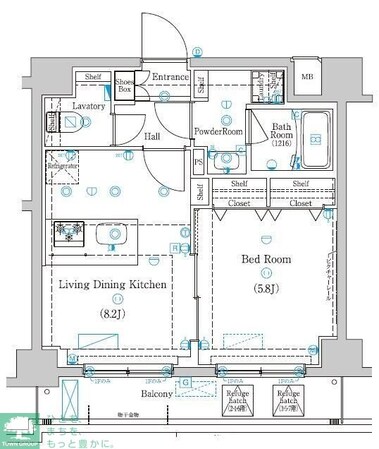 ラフィスタときわ台の物件間取画像